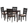 Picture of SIENNA 5-PCE 4-PERSON DINING SET BLACK