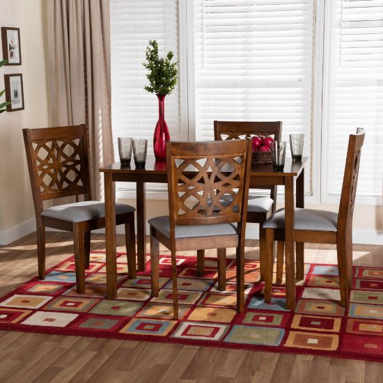 Picture of SIENNA 5-PCE 4-PERSON DINING SET BROWN