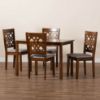 Picture of SIENNA 5-PCE 4-PERSON DINING SET BROWN