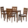 Picture of SIENNA 5-PCE 4-PERSON DINING SET BROWN