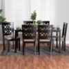 Picture of SIENNA 7-PCE 6-PERSON DINING SET BLACK