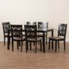 Picture of SIENNA 7-PCE 6-PERSON DINING SET BLACK