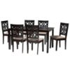 Picture of SIENNA 7-PCE 6-PERSON DINING SET BLACK