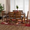 Picture of SIENNA 7-PCE 6-PERSON DINING SET BROWN