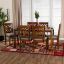 Picture of SIENNA 7-PCE 6-PERSON DINING SET BROWN