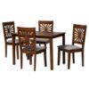 Picture of Dorina 5-PCE 4-PERSON DINING SET BROWN