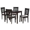 Picture of Florencia 5-PCE 4-PERSON DINING SET BLACK