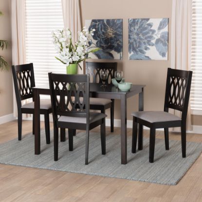 Picture of Florencia 5-PCE 4-PERSON DINING SET BLACK