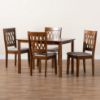 Picture of Florencia 5-PCE 4-PERSON DINING SET BROWN
