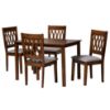 Picture of Florencia 5-PCE 4-PERSON DINING SET BROWN