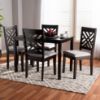Picture of Norah 5-PCE 4-PERSON DINING SET BLACK