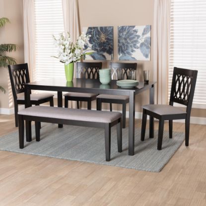 Picture of Florencia 6-PCE 6-PERSON DINING SET BLACK
