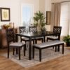 Picture of Norah 6-PCE 6-PERSON DINING SET BLACK
