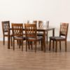 Picture of Lana 7-PCE 6-PERSON DINING SET BROWN