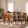 Picture of Norah 7-PCE 6-PERSON DINING SET BROWN