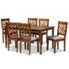 Picture of Norah 7-PCE 6-PERSON DINING SET BROWN