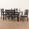 Picture of Dorina 7-PCE 6-PERSON DINING SET BLACK