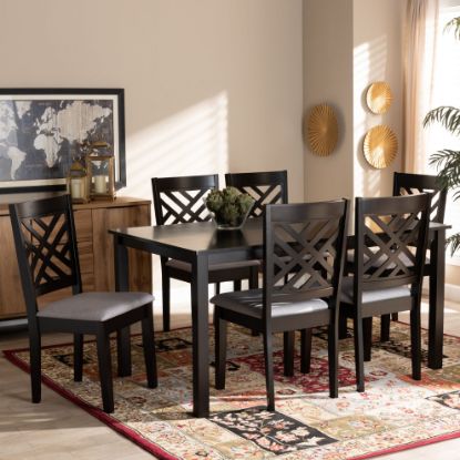 Picture of Norah 7-PCE 6-PERSON DINING SET BLACK
