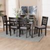 Picture of Florencia 7-PCE 6-PERSON DINING SET BLACK