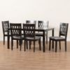 Picture of Florencia 7-PCE 6-PERSON DINING SET BLACK
