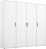 Picture of Alora White Wardrobe 187cm