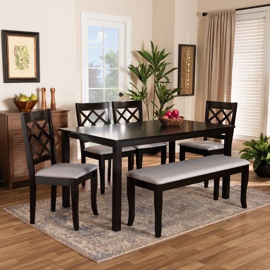 Picture of Sari 6-PCE 6-PERSON DINING SET BLACK