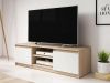 Picture of Nevada White  & light wood T.V Unit 140cm 