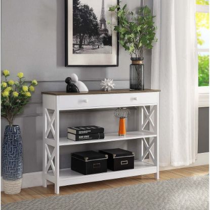 Picture of Driftwood White Drawer Console   