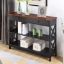Picture of Driftwood Black Drawer Console  