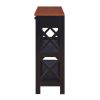 Picture of Driftwood Black Drawer Console  