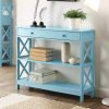 Picture of Driftwood Sea Blue Drawer Console 
