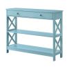 Picture of Driftwood Sea Blue Drawer Console 