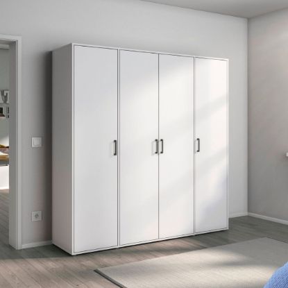 Picture of Alora White Wardrobe 187cm