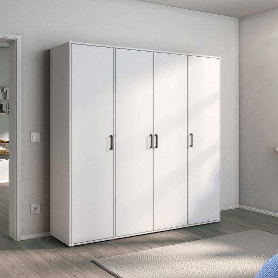 Picture of Alora White Wardrobe 187cm