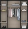 Picture of Alora Grey Wardrobe 187cm 