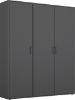 Picture of Alora Grey Wardrobe 140cm