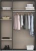 Picture of Alora Grey Wardrobe 140cm