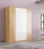Picture of Alexsa White & Lightwood Wardrobe 160 cm  