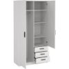 Picture of Nordic White  Wardrobe 100cm