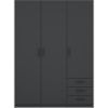 Picture of Nordic Grey Wardrobe 150cm  
