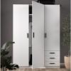Picture of Nordic White Wardrobe 150cm   