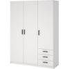 Picture of Nordic White Wardrobe 150cm   