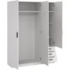 Picture of Nordic White Wardrobe 150cm   