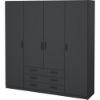 Picture of Nordic Grey Wardrobe 200cm  