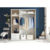 Picture of Sprint White Wardrobe 150cm   