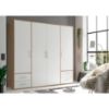 Picture of Sprint White & Lightwood Wardrobe 200cm