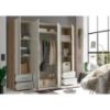 Picture of Sprint White & Lightwood Wardrobe 200cm