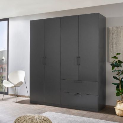 Picture of Flara Grey Wardrobe 181cm   