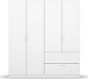 Picture of Flara White Wardrobe 181cm    