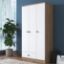 Picture of Noble Brown & White wardrobe 105cm